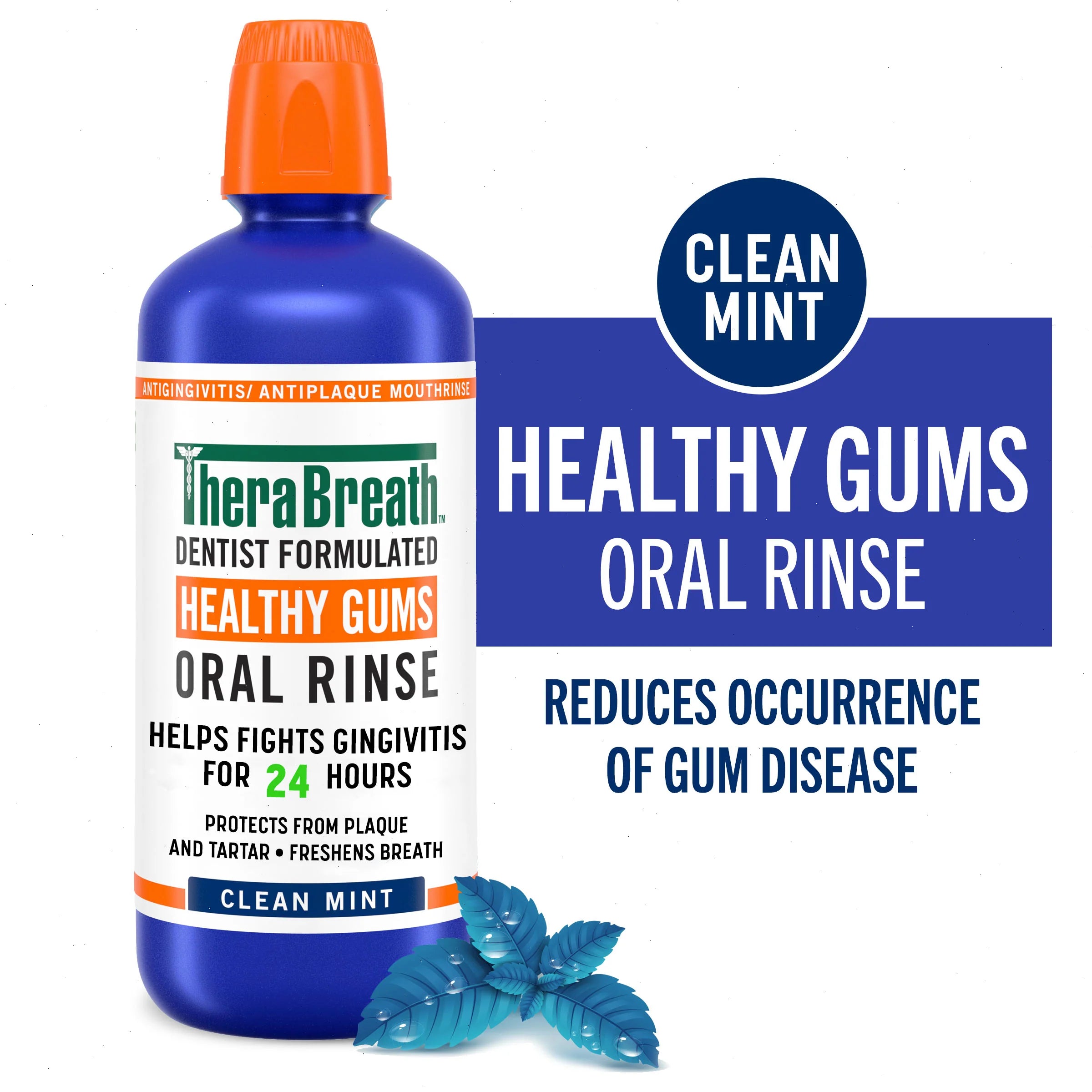 TheraBreath Healthy Gums Oral Rinse & Toothpaste Bundle - View 2