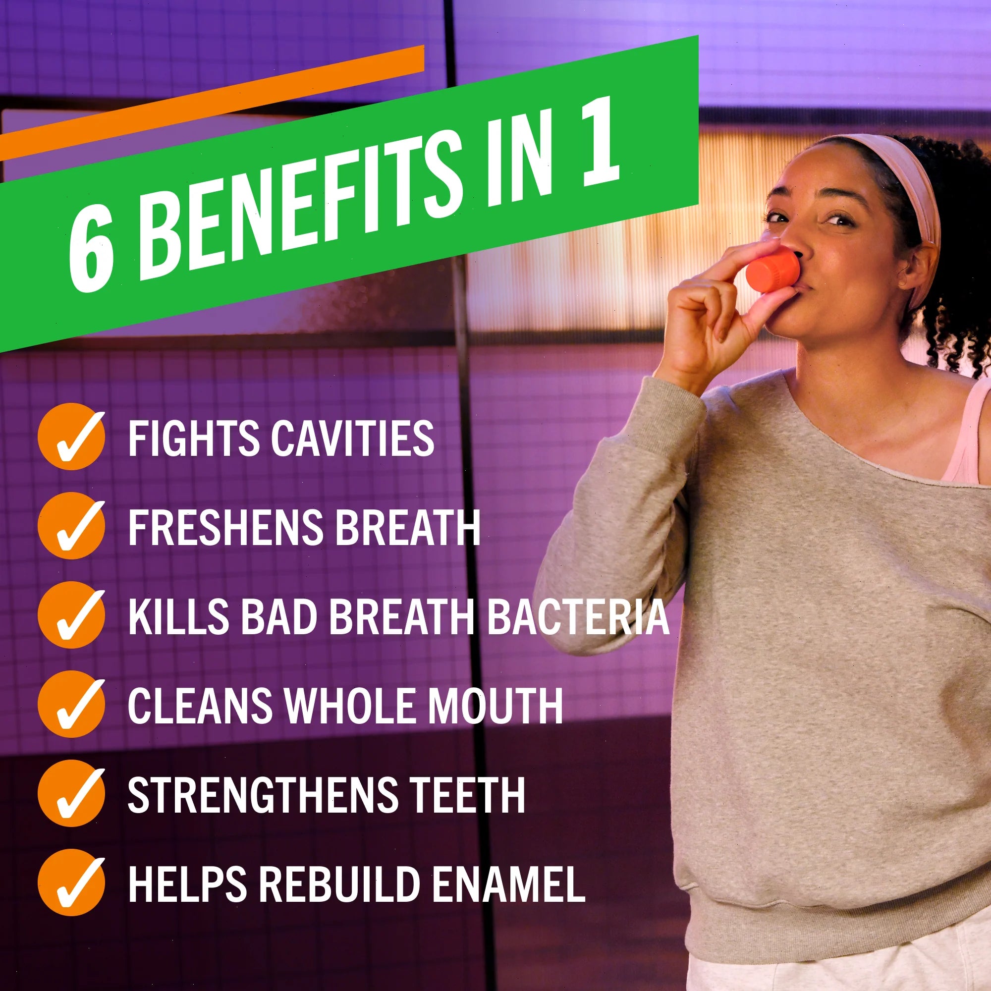 TheraBreath Complete Mouthwash, 6-in-1 Beneﬁts, Alcohol-Free, Revitalizing Mint - View 3