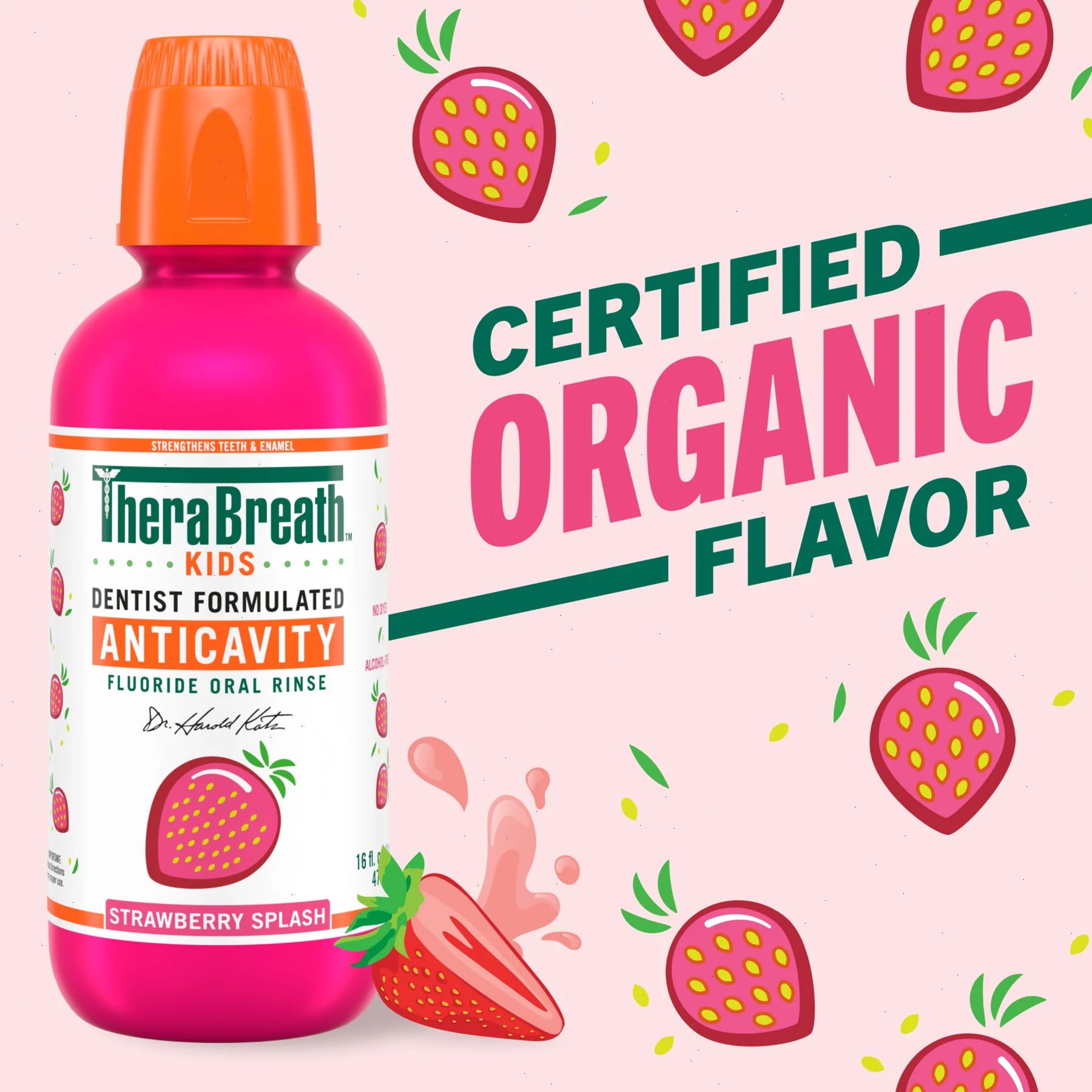 For Kids! Anticavity Oral Rinse - Strawberry Splash - View 2
