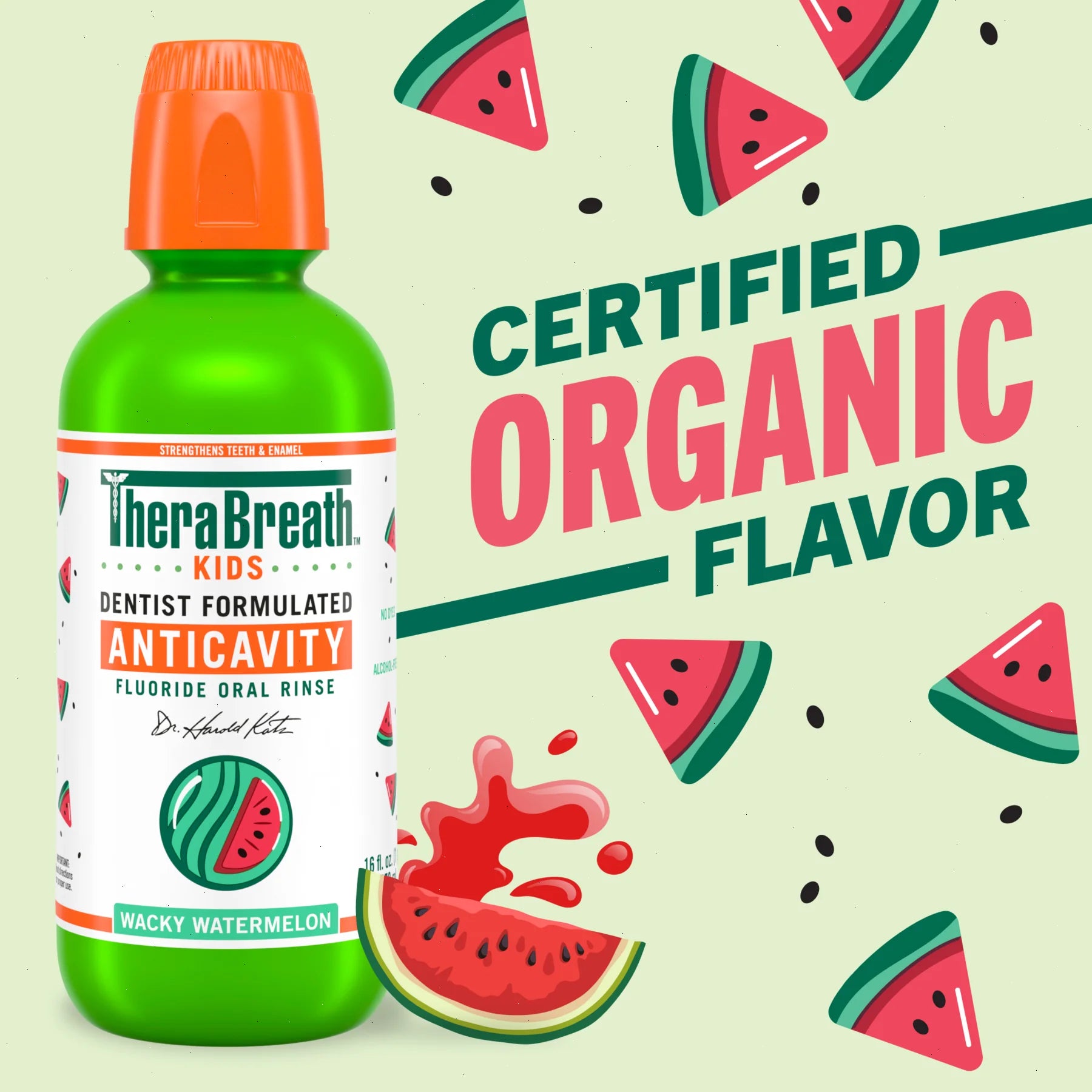 For Kids! Anticavity Oral Rinse - Wacky Watermelon - View 2