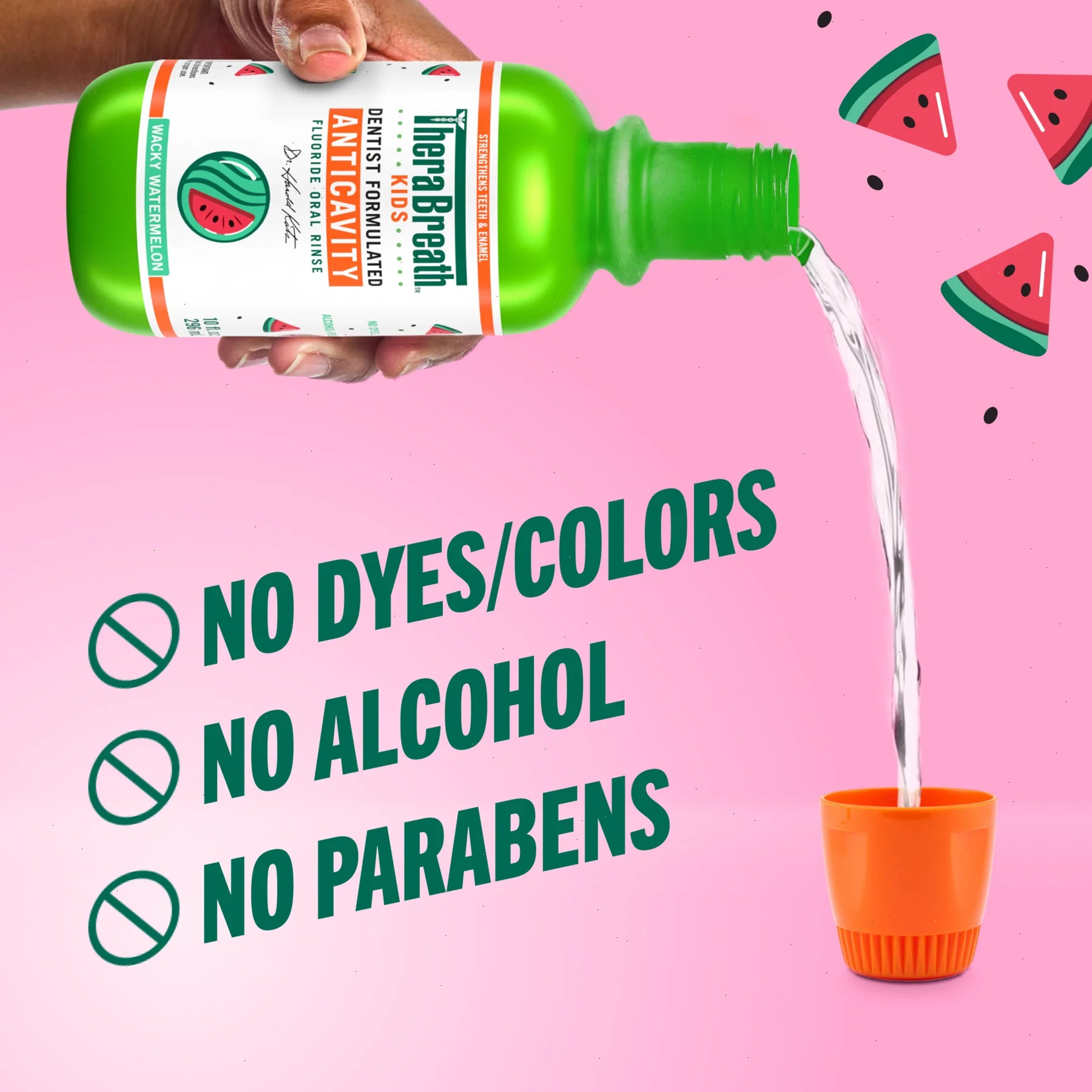 For Kids! Anticavity Oral Rinse - Wacky Watermelon - View 6