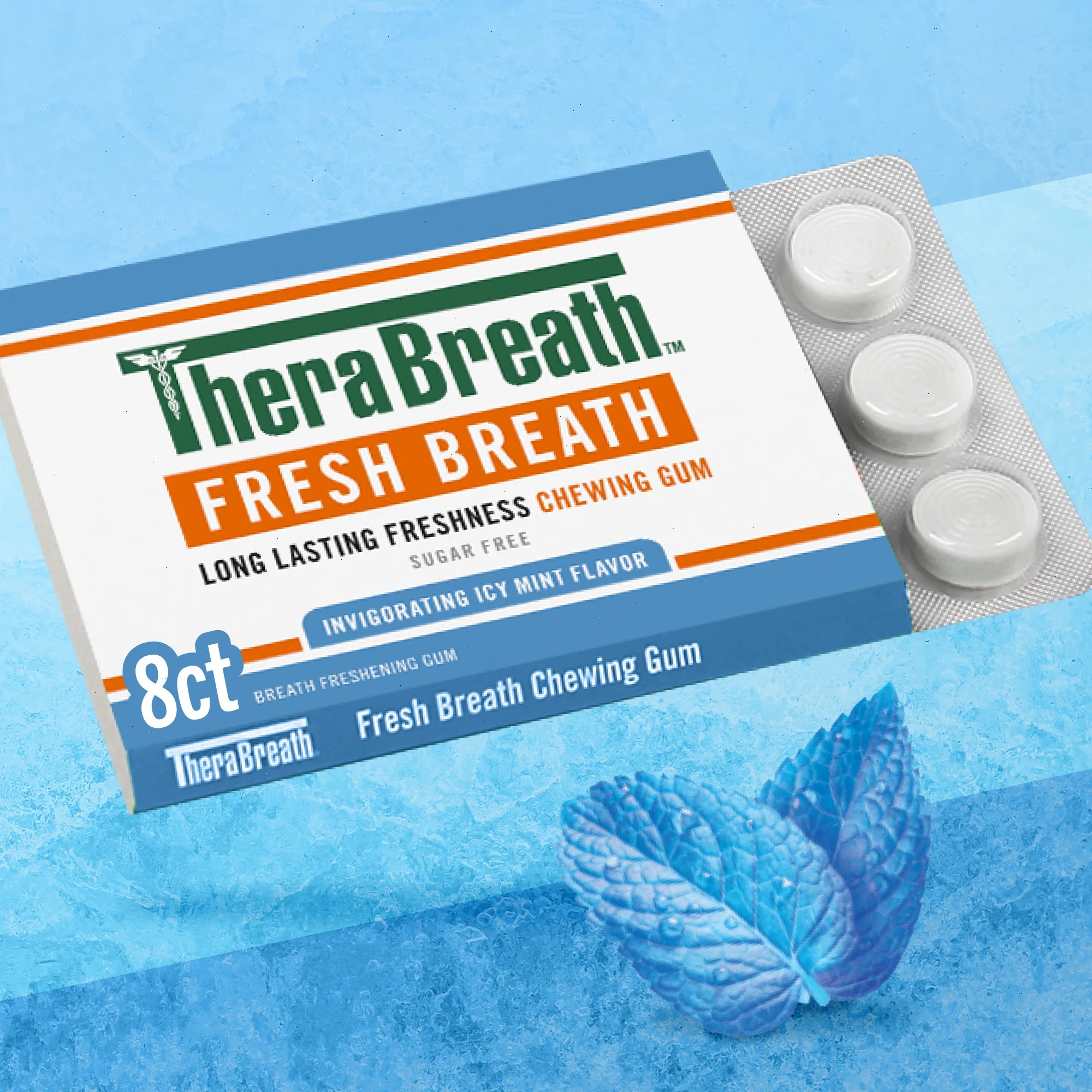 Chewing Gum, Invigorating Icy Mint Flavor - View 3