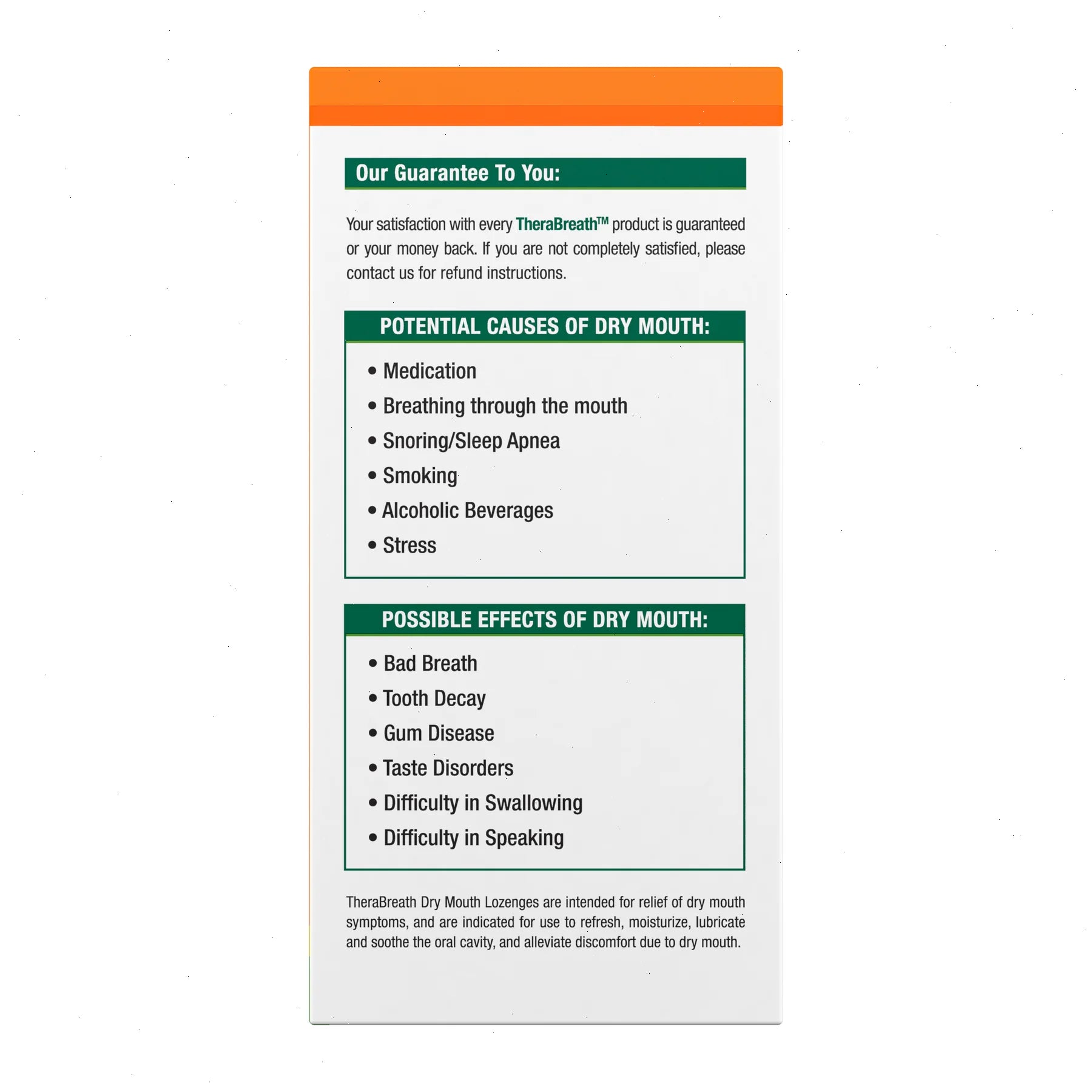 Dry Mouth Lozenges - Mandarin Mint - View 5