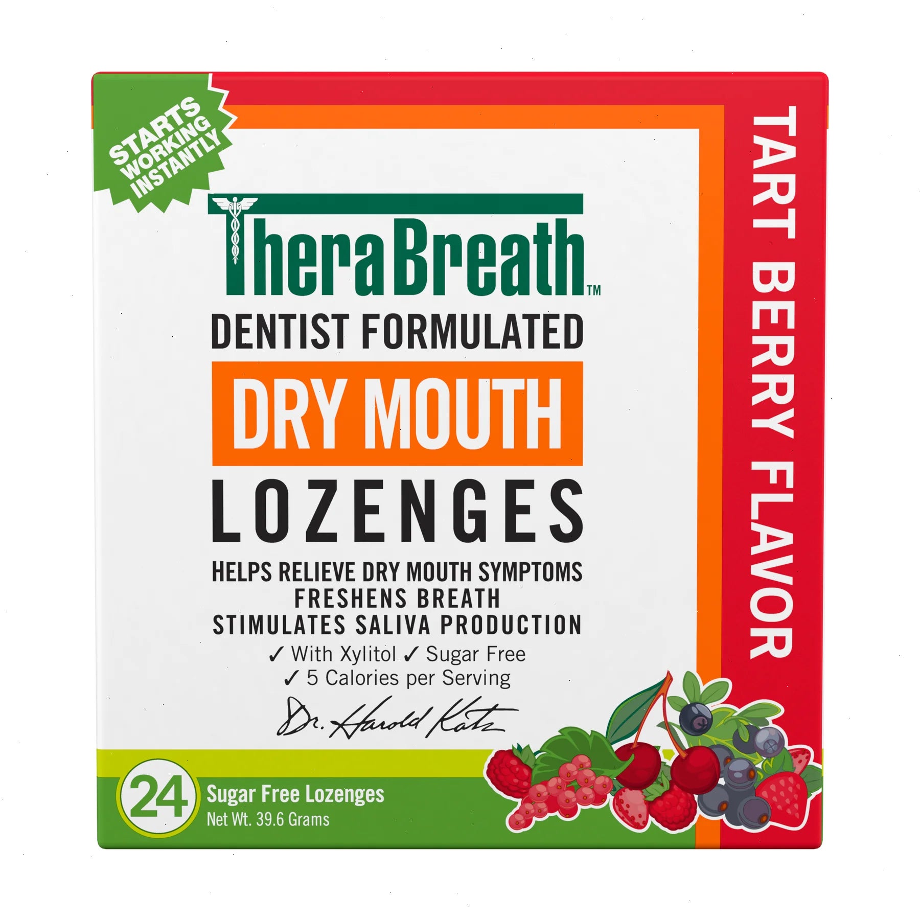Dry Mouth Lozenges - Tart Berry - View 2