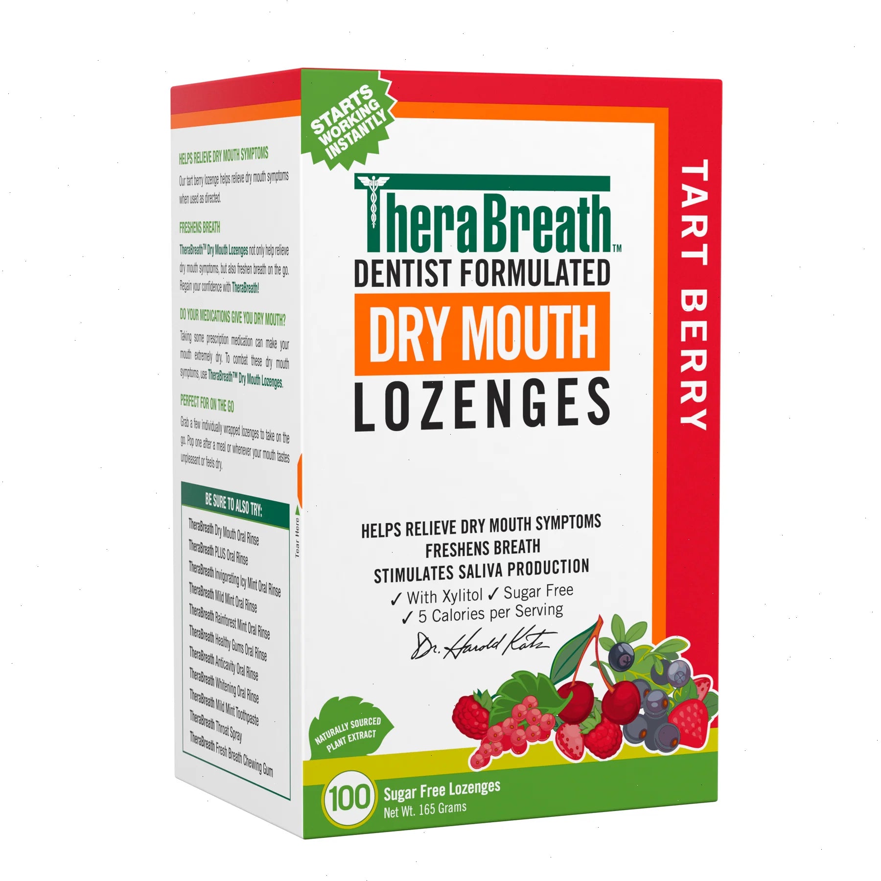 Dry Mouth Lozenges - Tart Berry - View 3