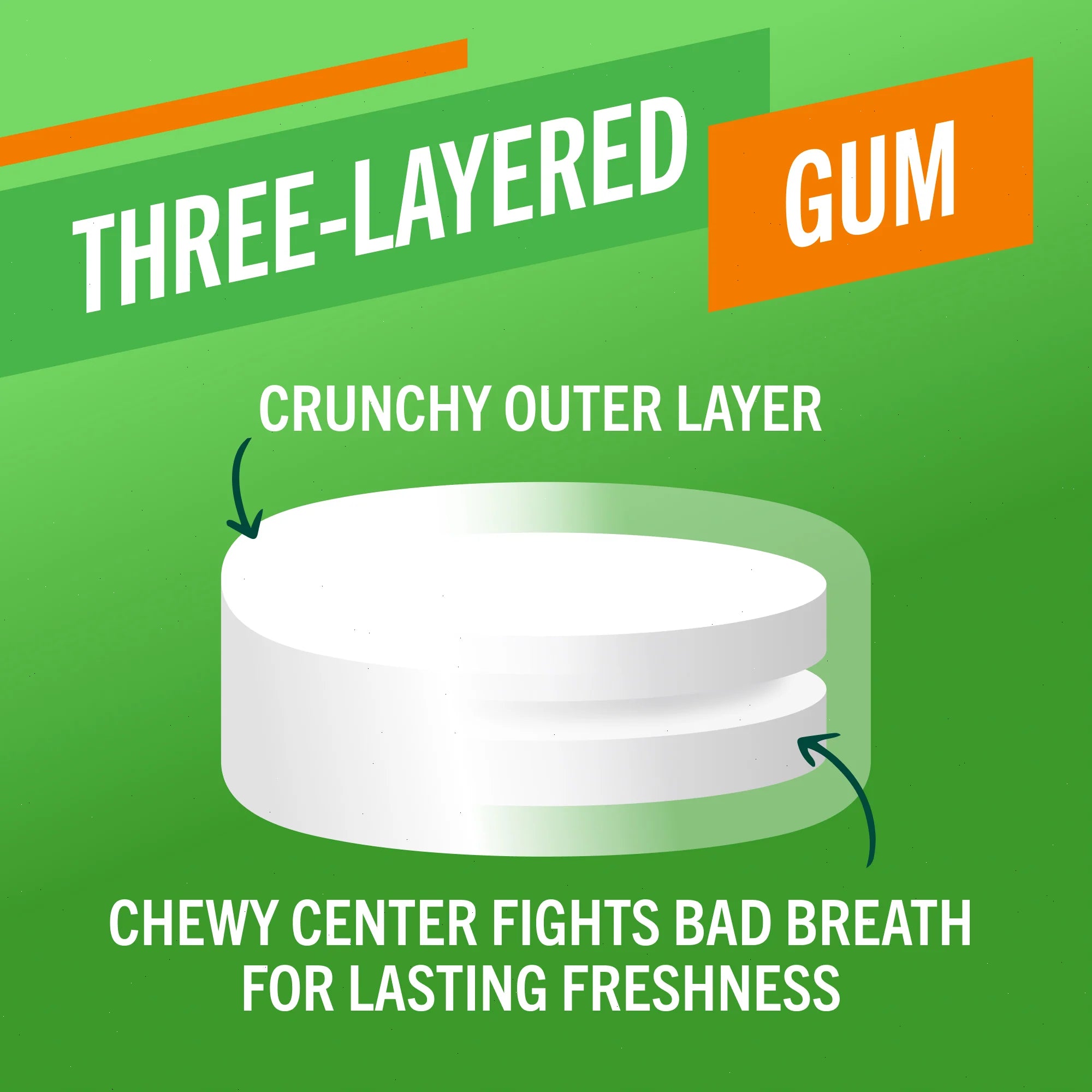 Fresh Breath Chewing Gum, Citrus Mint Flavor - View 4