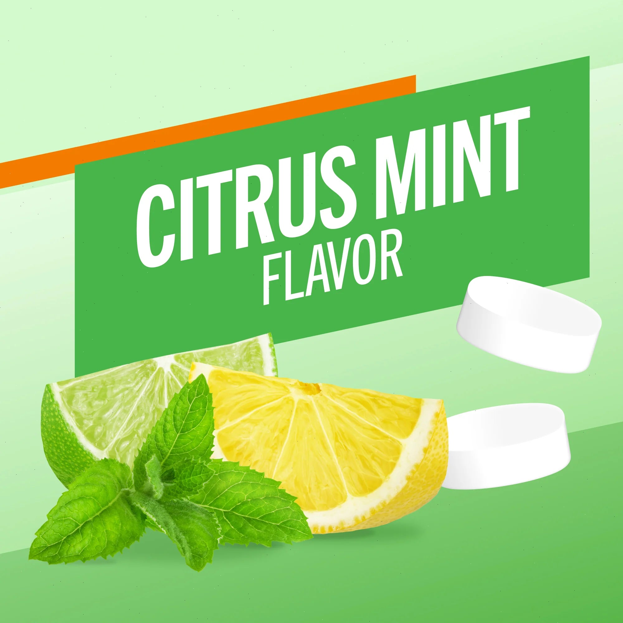 Fresh Breath Chewing Gum, Citrus Mint Flavor - View 5