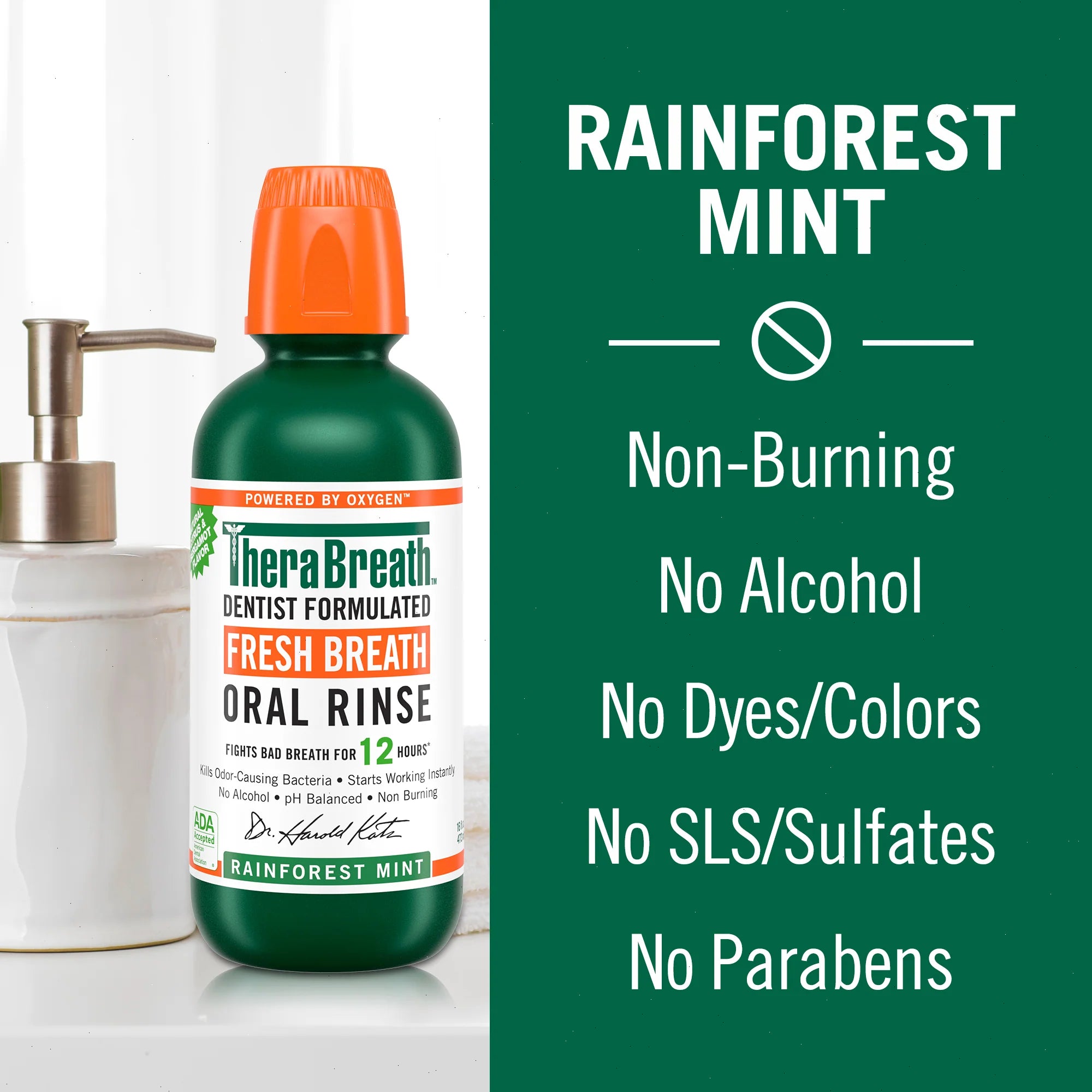 Fresh Breath Oral Rinse - Rainforest Mint - View 2