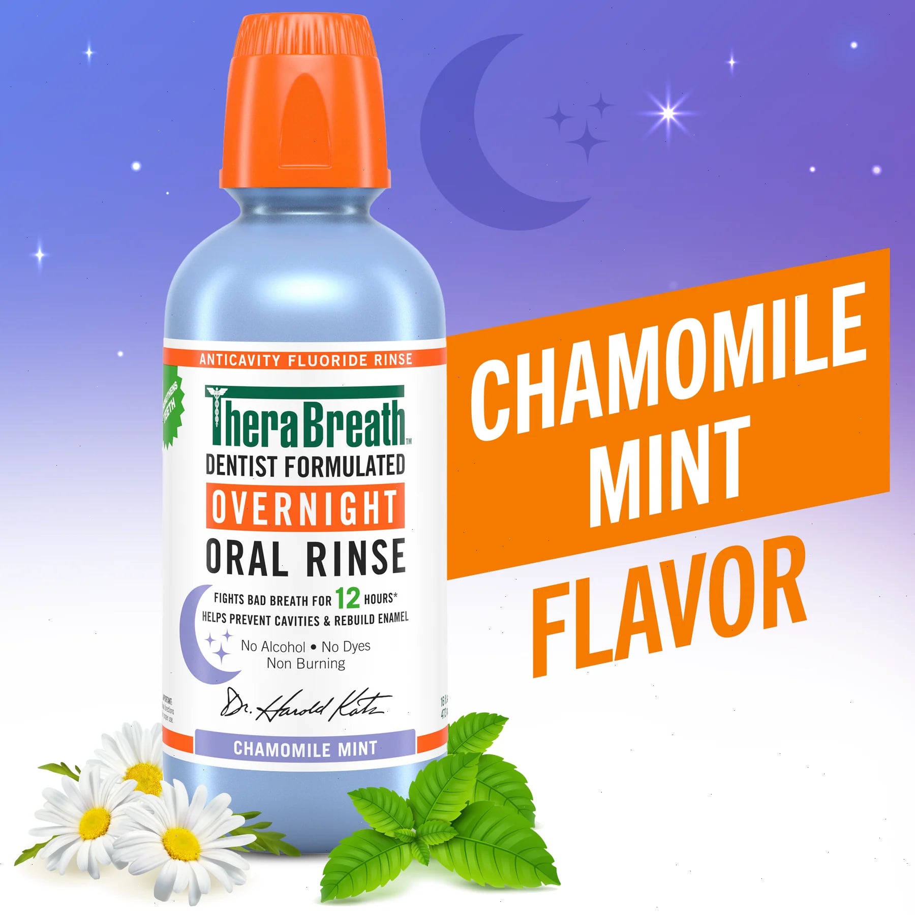 Overnight Oral Rinse - Chamomile Mint - View 2