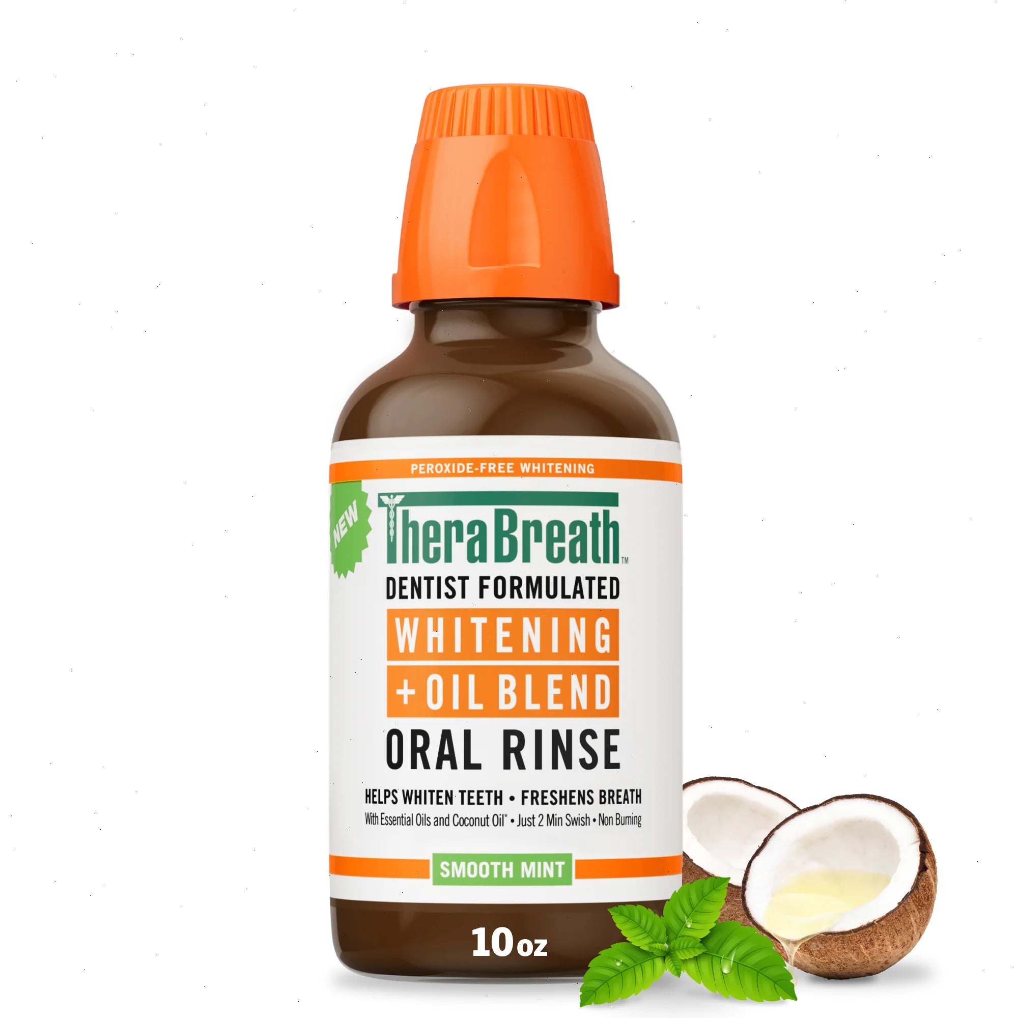 Whitening + Oil Blend Oral Rinse – Smooth Mint - View 2