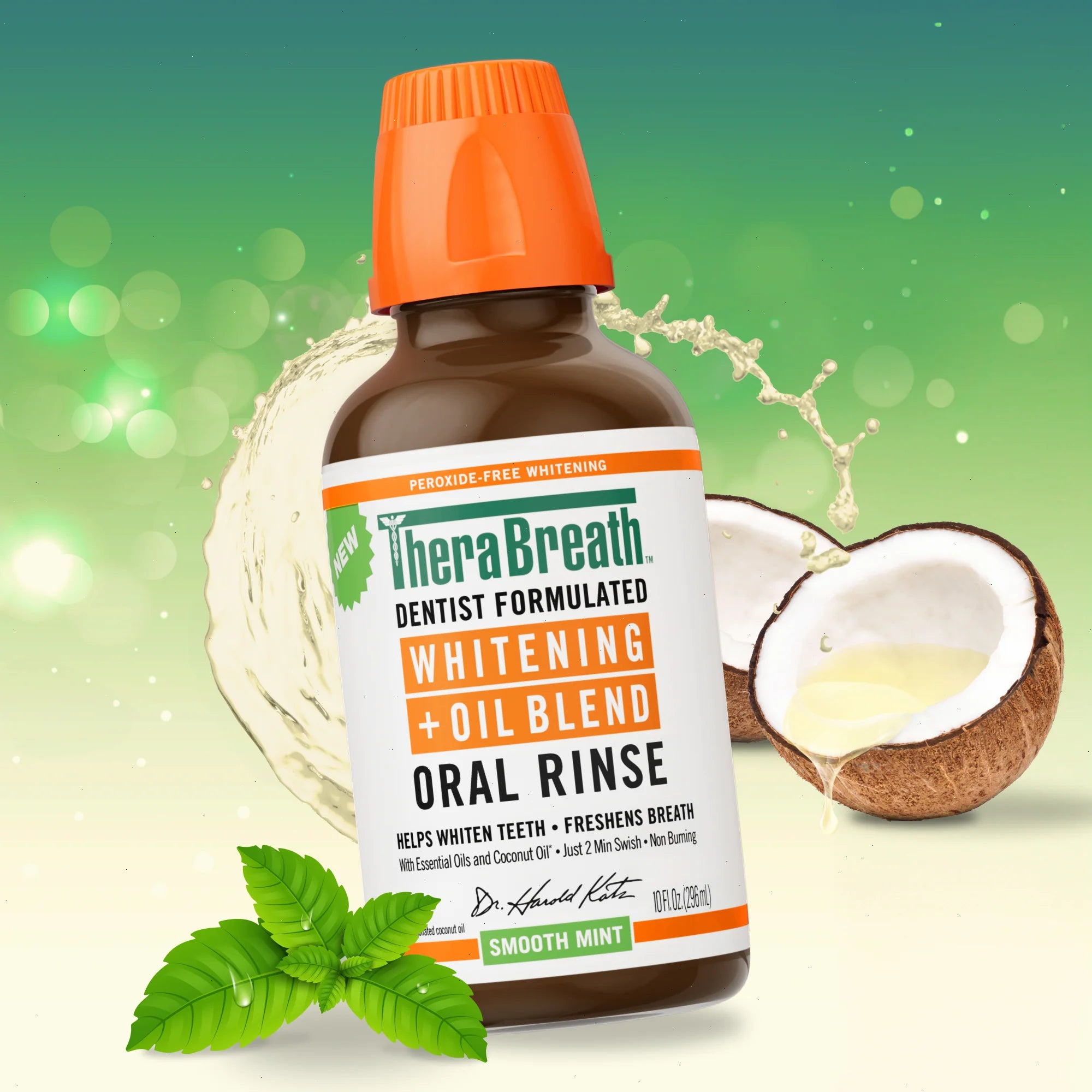 Whitening + Oil Blend Oral Rinse – Smooth Mint - View 5