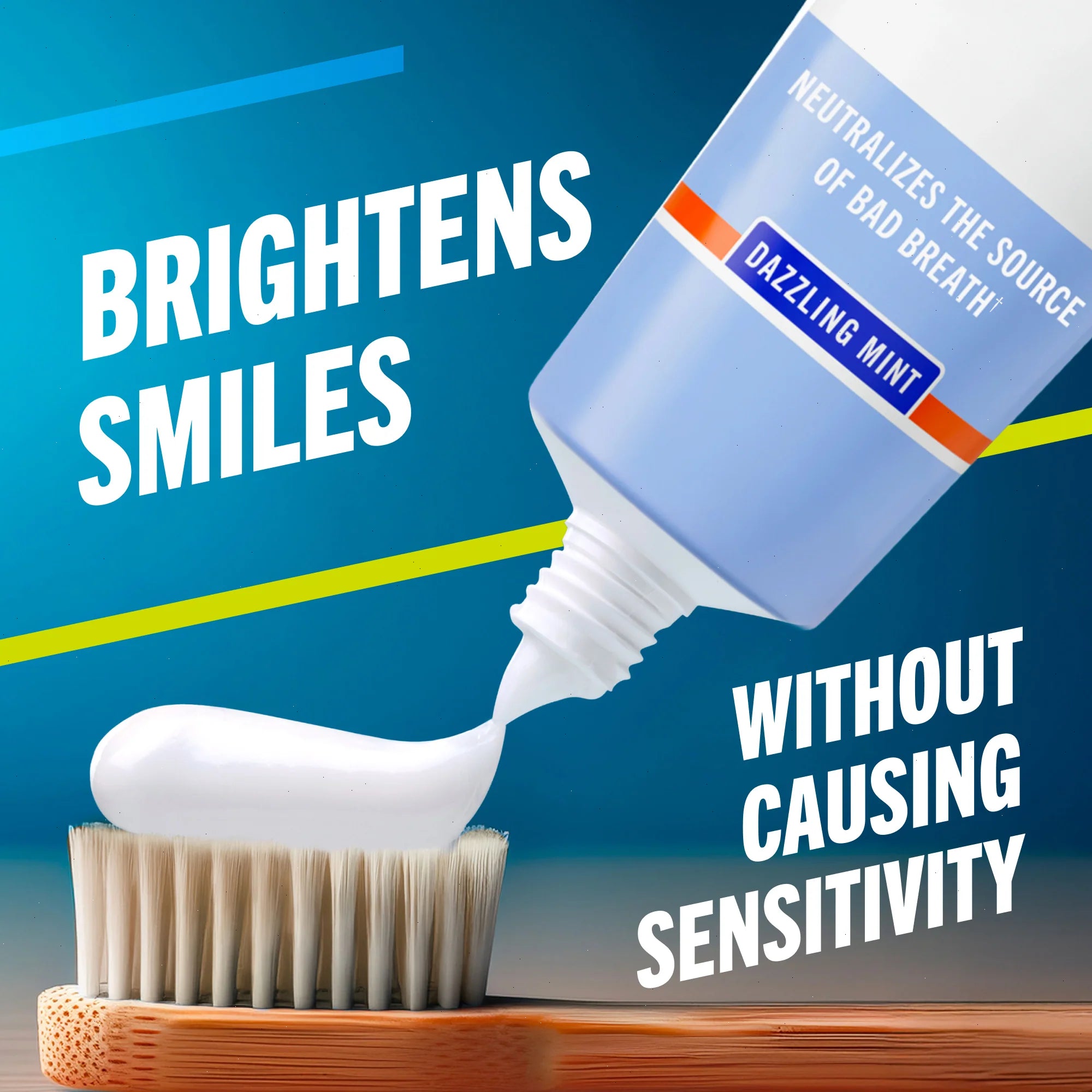 TheraBreath Whitening Toothpaste, Peroxide-Free & Anticavity, Dazzling Mint - View 5
