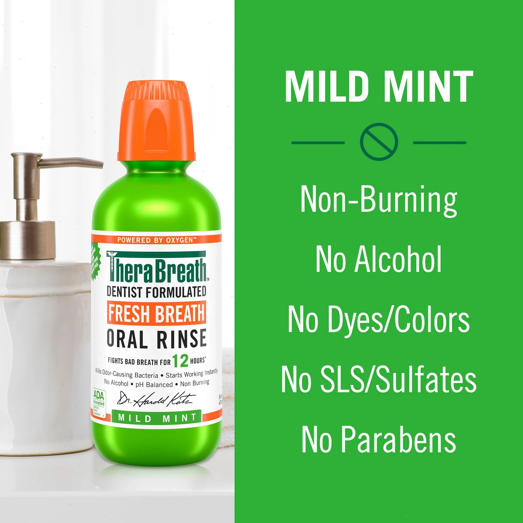Fresh Breath Oral Rinse - Mild Mint - View 2