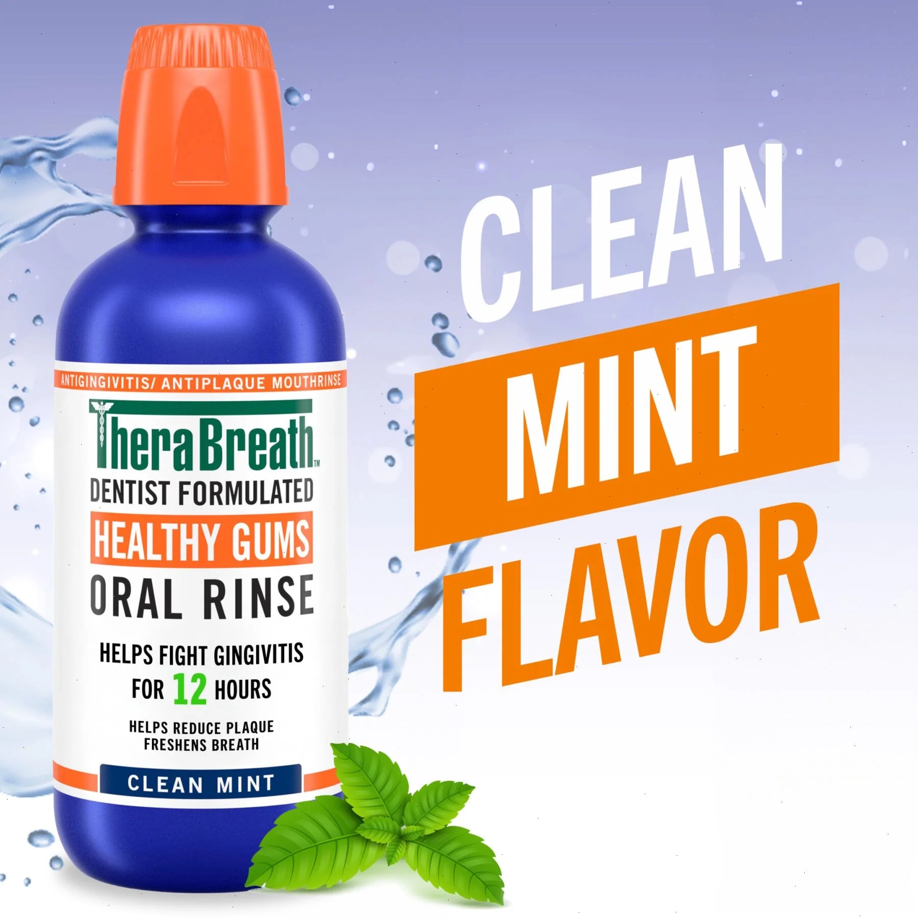 Healthy Gums Oral Rinse w/ Added CPC - Clean Mint - View 3
