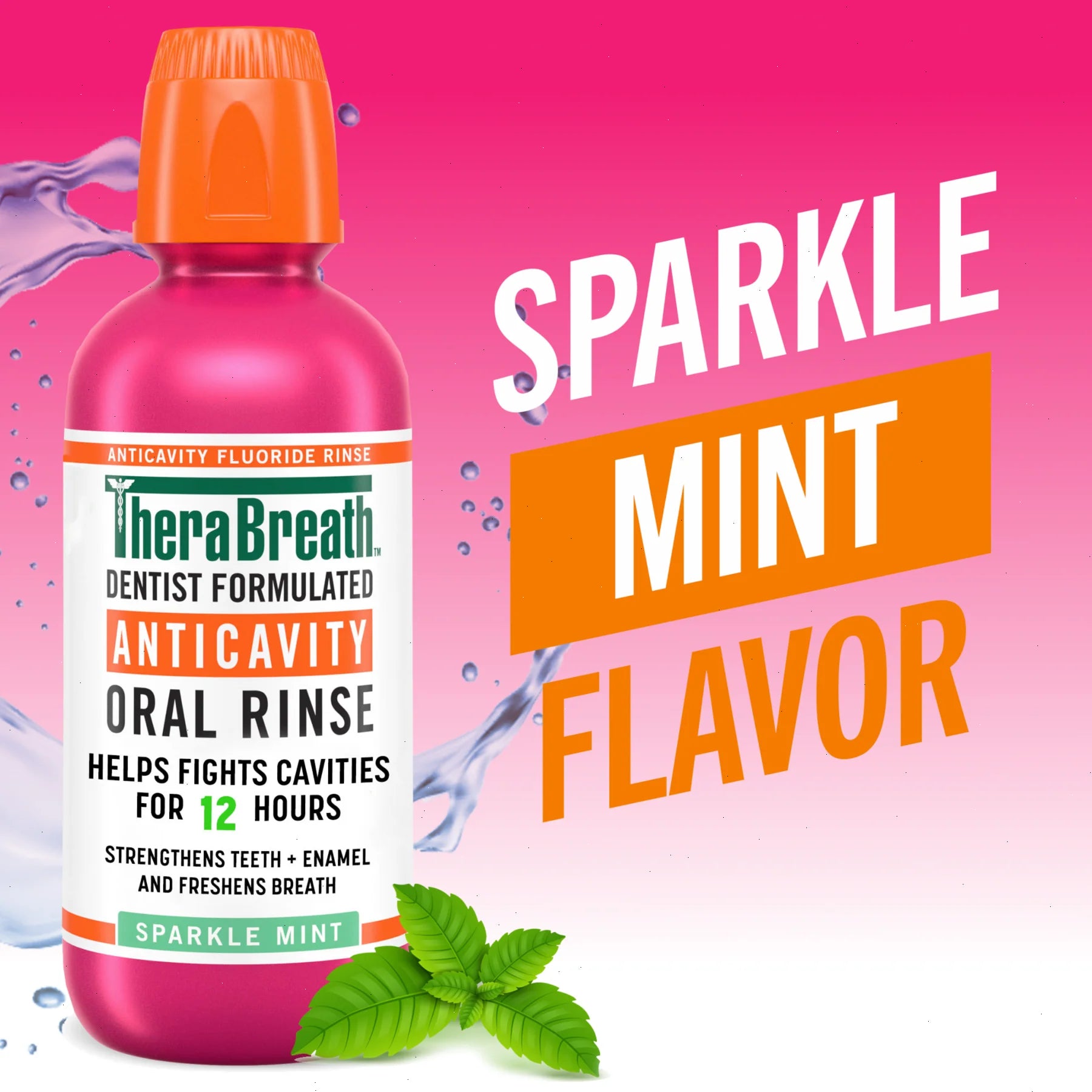 Anticavity Oral Rinse - Sparkle Mint - View 3